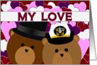 Happy Anniversary - To Husband - From Navy Officer Wife card