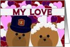 Love Sharing Our Lives/Happy Anniversary Wife from E.M.T. Husband card