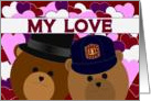 Love Sharing Our Lives/Happy Anniversary to E.M.T. Wife from Husband card