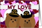 Love Sharing Our Lives/Navy Chief Couple/Across the Miles card