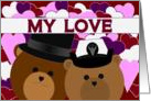 Love Sharing Our Lives/ To Navy Enlisted Wife card