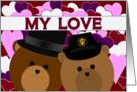 Love Sharing Our Lives/ To Army Female Soldier card
