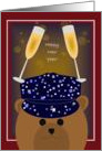 Happy New Year! To Navy Sailor - Working Uniform Cap card