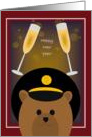 Happy New Year! To Army Soldier - Male card