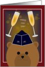 Happy New Year! To Air Force Officer - Garrison Cap card