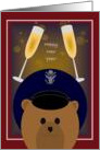Happy New Year! To Air Force Officer - Male card