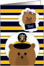 Navy Officer (Male) Thinking of Daughter card