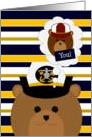 Navy Officer/Female - Son, I Believe in You! Encouragement card