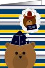 Working Uniform Air Force Officer-Son, I Believe in You! Encouragement card