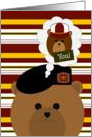 Black Beret Army Soldier - Son, Feel Better Soon! card