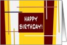 Cheerful Happy Birthday from A Group card