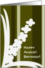 Happy August Birthday! card