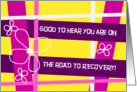 Cheery Road to Recovery! - Surgery Feel Better card