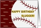 Baseball Humor Happy Birthday! card