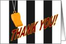 Sports Official Thank You Card
