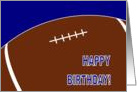 Complimentary Football Birthday Wishes for Son card