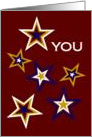 Thinking of You & Your Helpfulness -To Military Kid from Deployed card