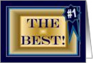 The Best - Congratulations on First Chair card