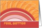 Bright Sunny Feel Better - From Both of Us card