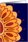 Your Love is Sunny Even Across the Miles - Talavera Like Flower card