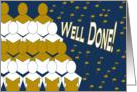Well Done! - Sings Choir - Music Competition Congrats card