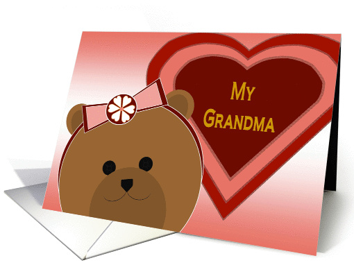 My Grandma - Best Bear Hugs! - Valentine card (1009253)