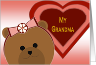 My Grandma - Best Bear Hugs! - Valentine card