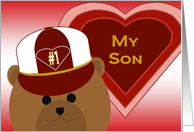 My Son - Best Bear Hugs! - Valentine card