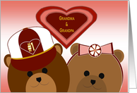 Grandma & Grandpa - Best Bear Hugs! - Valentine card
