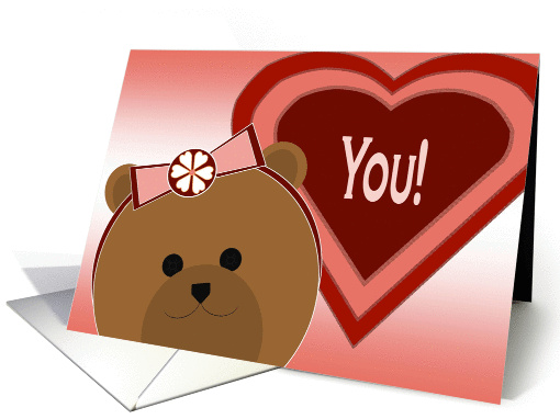 Special Girl - Best Bear Hugs! - Valentine card (1009287)