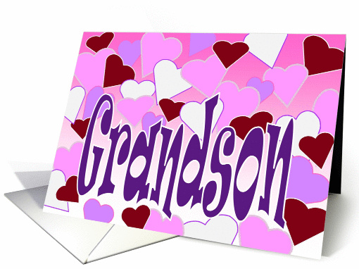 Grandson - Thousand Reasons I Love You - Happy Valentine's Day card