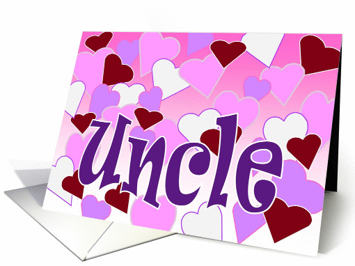 Uncle - Thousand Reasons I Love You - Happy Valentine's Day card