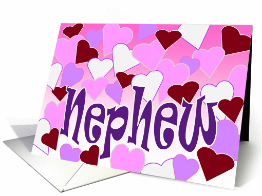 Nephew - Thousand Reasons I Love You - Happy Valentine's Day card