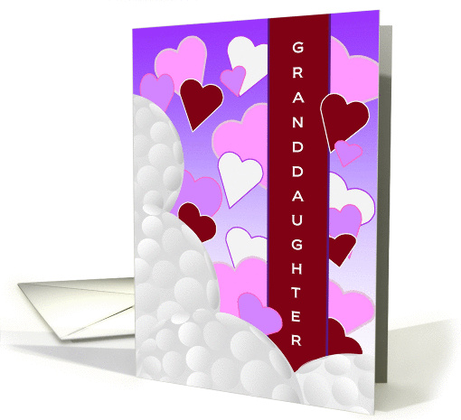 Granddaughter -Valentine for Golf Loving Kid- Humorous Valentine card