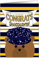 Congrats Granddaughter! Naval Working Uniform Wearing Member card