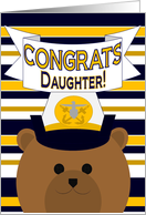 Congrats Daughter! Naval Officer - Any Award/Recognition card