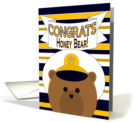 Congrats Honey Bear/ Husband! Naval Officer - Any... (1024405)