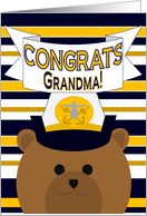 Congrats Grandma! New Naval Officer - Commissioning card