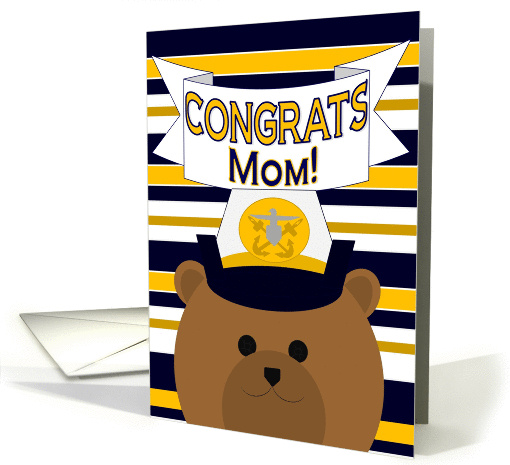 Congrats Mom! New Naval Officer - Commissioning card (1024479)