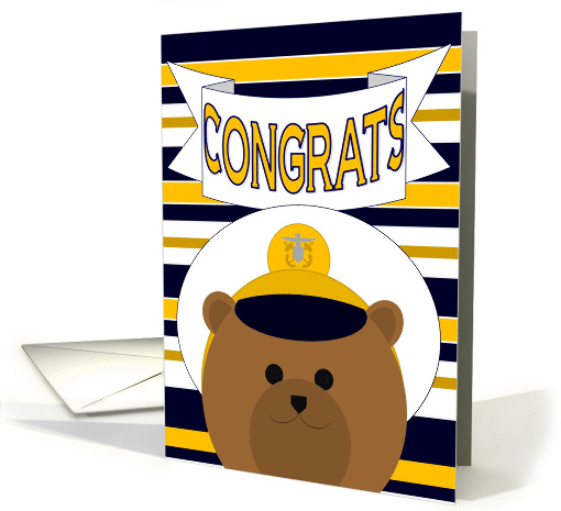 Congrats! Promotion of Naval Officer - Male card (1024513)