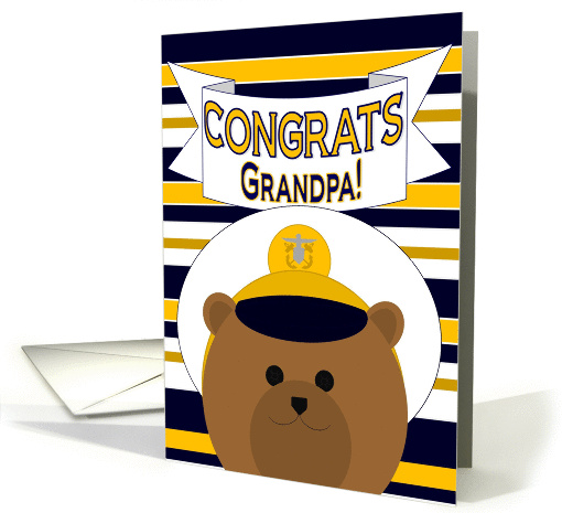 Congrats Grandpa! Promotion of Naval Officer card (1024529)