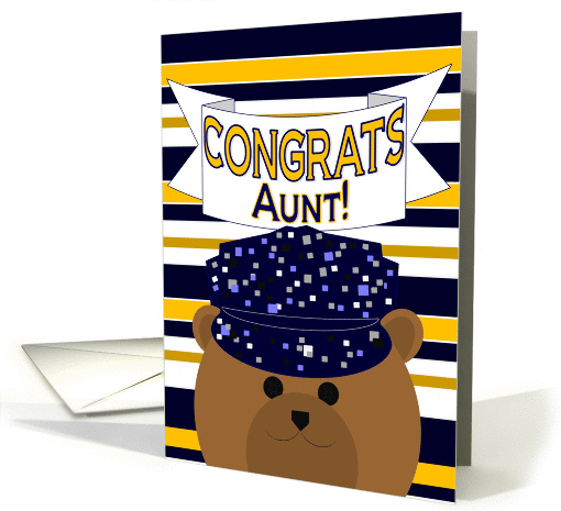 Aunt, Congrats on Promoting to Chief Petty Officer! card (1025491)