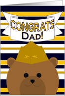 Dad, Congrats on Earning Your Wings of Gold! - Naval Aviator card