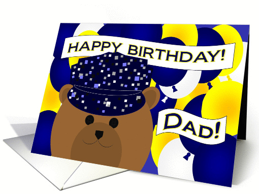 Dad/Happy Birthday Your Favorite Sailor! Navy Enlisted or Officer card