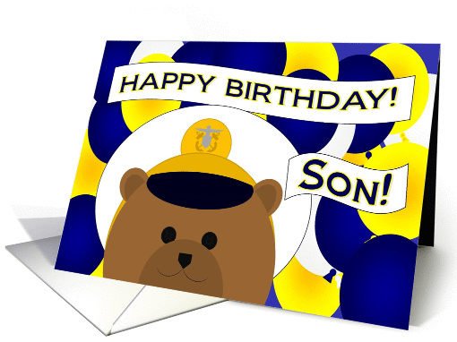 Son - Happy Birthday to my Favorite Naval Officer! card (1026413)