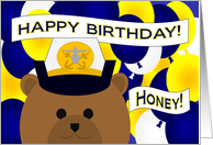 Honey/Wife - Happy Birthday to my Favorite Naval Officer! card