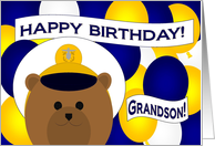 Grandson - Happy Birthday to my Favorite Naval Officer! card