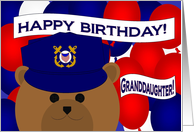 Granddaughter -Happy Birthday to My Favorite Coast Guardsman! Coast Guard card