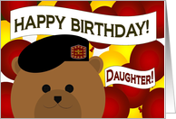 Daughter - Happy Birthday - Your Favorite Army Warrior - Army card