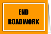 End Roadwork - Broken Bone - Feel Better Soon card
